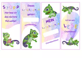 Vorschau - Anderer Materialtyp - Chamäleon Lesezeichen - Seite 3