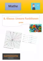 Vorschau - Arbeitsblätter - 2. Lineare Funktion y = mx - Deckblatt