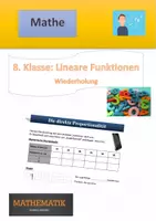 Vorschau - Stundenentwürfe - Materialpaket: Lineare Funktionen - Deckblatt