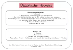 Vorschau - Fördermaterial/Inklusion - Chorisches Lesen - Lesezeit/Leseband - in Grundschrift - Tafelmaterial/Aushang - Seite 3