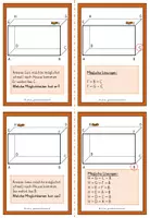 Vorschau - Spiele - Kopfgeometrie "Quader" - Übungskartei / Stundeneinstieg mit Lösungen - Seite 1