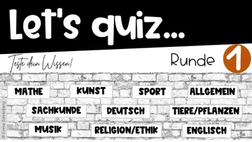 Vorschau - Quiz - Quiz - Allgemeinwissen - Klasse 3 bis 4 (eventuell 5) - Seite 2