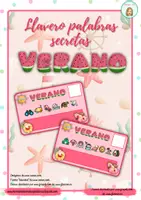 Vista previa - Juegos / Gamificación - LLAVERO PALABRAS SECRETAS VERANO - Portada