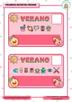 Vista previa - Juegos / Gamificación - LLAVERO PALABRAS SECRETAS VERANO - página 3