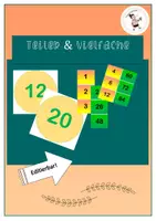 Vorschau - Präsentationen/Tafelbilder - Einführungskarten Teiler & Vielfache einer Zahl - Deckblatt