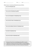 Vorschau - Arbeitsblätter - AB mit Fragen zum Thema "Siebenjähriger Krieg" + Lösungsblatt - Deckblatt