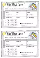 Vorschau - Aufgabenkarten - Das NEINhorn | Hüpfdiktat-Kartei zum Bilderbuch - Seite 3