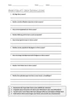Vorschau - Arbeitsblätter - AB mit Fragen zum Thema "Sierra Leone" + Lösungsblatt + Infografik - Deckblatt