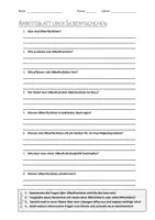 Vorschau - Arbeitsblätter - AB mit Fragen zum Thema "Silberfischchen" + Lösungsblatt - Deckblatt