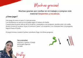 Vista previa - Unidades / Secuencias / Situaciones de Aprendizaje - Serpientes y escaleras - página 1