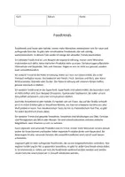 Vorschau - Arbeitsblätter - Foodtrends - Deckblatt