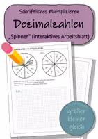 Vorschau - Arbeitsblätter - Materialpaket - Arbeiten und Rechnen mit Dezimalzahlen - Seite 1