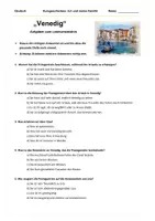 Vorschau - Arbeitsblätter - Kurzgeschichte: "Venedig" (mit Aufgaben+LÖSUNGEN zum Leseverständnis und Reflexion) Familie, Urlaub - Seite 3