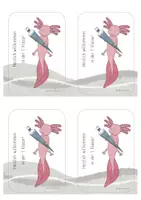 Vorschau - Bildkarten - Willkommenskarten für die Axolotlklasse (grau/beige) - Seite 2