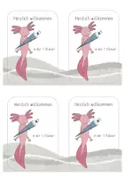Vorschau - Bildkarten - Willkommenskarten für die Axolotlklasse (grau/beige) - Seite 3