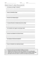 Vorschau - Arbeitsblätter - AB mit Fragen zum Thema "Solidarität" + Lösungsblatt + Infografik - Deckblatt