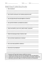 Vorschau - Arbeitsblätter - AB mit Fragen zum Thema "Solothurn" + Lösungsblatt + Infografik - Deckblatt