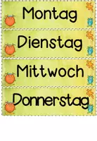 Vorschau - Bildkarten - Wochentage Monsterklasse | Classroom Management - Seite 3