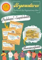 Vorschau - Fördermaterial/Inklusion - Argumentieren und Diskutieren - Plauderkarten / Gesprächsanlässe - Deckblatt