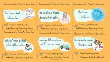 Vorschau - Fördermaterial/Inklusion - Argumentieren und Diskutieren - Plauderkarten / Gesprächsanlässe - Seite 3