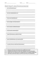 Vorschau - Arbeitsblätter - AB mit Fragen zum Thema "Stachelschweine" + Lösungsblatt - Deckblatt