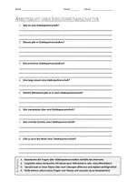 Vorschau - Arbeitsblätter - AB mit Fragen zum Thema "Städtepartnerschaft" + Lösungsblatt - Deckblatt
