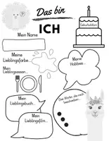 Vorschau - Arbeitsblätter - Lamaklasse: Das bin ich - Arbeitsblätter - Seite 2