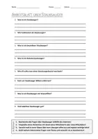 Vorschau - Arbeitsblätter - AB mit Fragen zum Thema "Staubsauger" + Lösungsblatt + Infografik - Deckblatt
