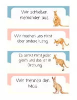 Vorschau - Poster - Klassenregeln für die Känguruklasse - Seite 2