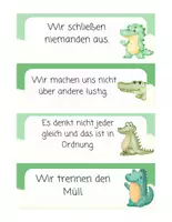 Vorschau - Poster - Klassenregeln für die Krokodilklasse - Seite 2