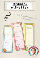 Vorschau - Mal- und Bastelvorlagen - Ordnerrücken Monsterklasse | Classroom Management - Deckblatt