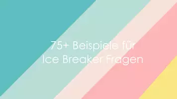 Vorschau - Mal- und Bastelvorlagen - 75+ Ice Breaker Fragen - Seite 1