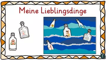 Vorschau - Mal- und Bastelvorlagen - Meine Lieblingsdinge_Kunst_Klasse 1-4 - Seite 1