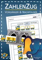 Vorschau - Arbeitsblätter - Zahlenzug - Vorgänger & Nachfolger der Zahlen von 0 bis 10 - Deckblatt