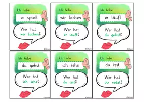 Vorschau - Spiele - Verben Einführung, Hefteintrag und Lesespiel - Seite 3