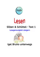Vorschau - Fördermaterial/Inklusion - Lesegenauigkeit steigern -Silben & Schüttel-Texte - Deckblatt