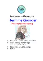 Vorschau - Unterrichtsreihen - DUETT 8 - Personenbeschreibung : Hermine Granger & Ronja - Seite 1