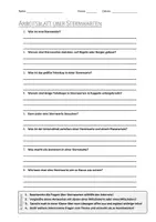 Vorschau - Arbeitsblätter - AB mit Fragen zum Thema "Sternwarte" + Lösungsblatt + Infografik - Deckblatt