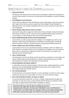 Vorschau - Arbeitsblätter - AB mit Fragen zum Thema "Stimme" + Lösungsblatt + Mindmap + Infografik - Seite 3
