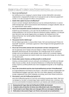 Vorschau - Arbeitsblätter - AB mit Fragen zum Thema "Stoffwechsel" + Lösungsblatt + Mindmap + Infografik - Seite 3