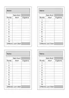 Vorschau - Spiele - Rationale Zahlen - Spiel Plus-Minus - Seite 1
