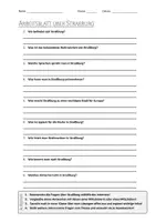 Vorschau - Arbeitsblätter - AB mit Fragen zum Thema "Straßburg" + Lösungsblatt + Mindmap + Infografik - Deckblatt