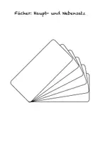Vorschau - Fördermaterial/Inklusion - Fächer Haupt- und Nebensatz (Nebensatzarten) - Deckblatt