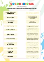 Vorschau - Arbeitsblätter - Color Idioms: Overview + exercises - Seite 2
