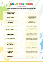 Vorschau - Arbeitsblätter - Color Idioms: Overview + exercises - Seite 3