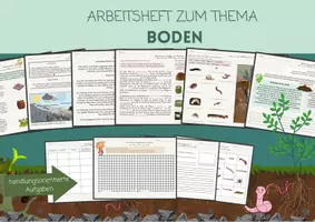 Vorschau - Unterrichtsreihen - Arbeitsheft zum Thema Boden, Bodentiere und Pflanzen - Seite 1