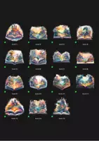 Vorschau - selbst erstellte Cliparts/Grafiken - 15 Aquarell Vintage Book Clipart, PNG alte Bücher, Märchen - Seite 1