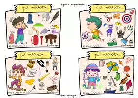 Vista previa - Tarjetas / Manipulativos - PACK TARJETAS COMPRENSIÓN - página 2