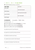 Vorschau - Arbeitsblätter - DaZ-Kurs A1.2-16 In der Arbeit/ Wechselpräpositionen/ Perfekt - Seite 3