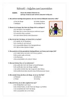 Vorschau - Arbeitsblätter - Sage von Rübezahl mit Aufgaben+LÖSUNGEN zum Leseverstehen - Seite 2